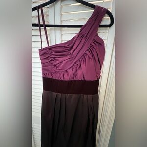 Beautiful formal dress, used 1 time for a wedding, plum color, size 6